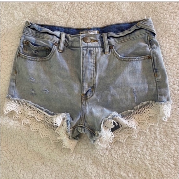 Free People Denim Shorts - Picture 2 of 7